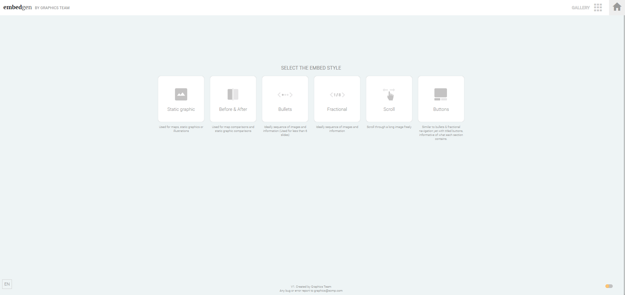 Embed Generator preview
