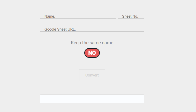 Google Sheet to JSON Tool preview
